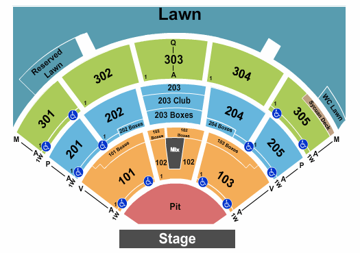 North Island Credit Union Amphitheatre Suicideboys Seating Chart